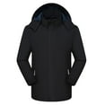thumbnail image 1 of hlysgo Men's Parka Jackets with Hood Big and Tall Full Zip Windproof Winter Coats Warm Sherpa Fleece Lined Outdoor Hiking Windbreaker Jacket Black L, 1 of 3