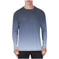 thumbnail image 1 of hlysgo Mens Big and Tall Shirts UPF 50+ Long Sleeve Sun UV Protection Beach Tops Quick Dry Fishing Blouse Gray,M, 1 of 3