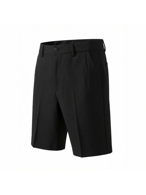 Mens Golf Hiking Shorts Big and Tall Lightweight Casual Dress Short Work Stretch Travel Quick Drying Shorts with Pockets Black,4xL