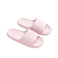 thumbnail image 1 of hlysgo Shower Slippers for Women Bathroom Shoes Home Beach Wear Slides Pool Sandals Non-Slip Lightweight Sole House Open Toe Pink 37, 1 of 5