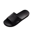 thumbnail image 1 of hlysgo Shower Slippers for Women Men Quick Drying Lightweight Non Slip Open-toe EVA Travel-friendly Breathable Shoes Black 40, 1 of 5