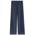 thumbnail image 1 of hlysgo Soft Pajama Pants for Men Comfy Modal Pajamas Bottoms Lightweight Lounge Sleep Pants with Pockets Elastic Waist Pjs Bottoms Navy,Size L, 1 of 4