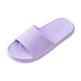 thumbnail image 1 of hlysgo Women Shower Slippers Slides Sandals Pool Slides House Slippers Non-Slip Indoor Bathroom Shoes Beach Sandals Purple 38, 1 of 4