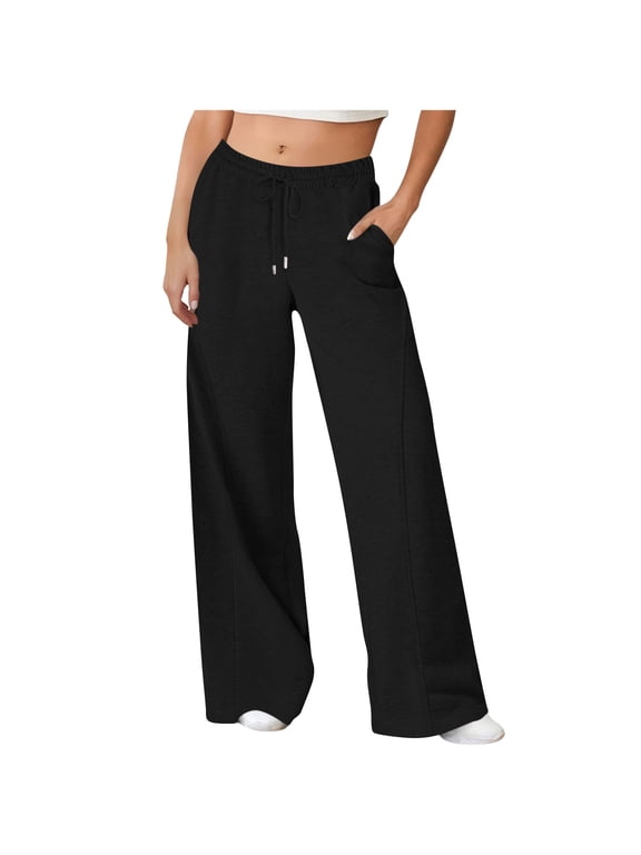 Women's Business Pants Casual Work Cargo Dress Pants Stretchy Straight Button Trousers with Pockets Black,M