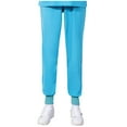 thumbnail image 1 of hlysgo Womens Scrub Pants Tapered Lightweight Breathable Pant Elastic Waisted Soft Comfort Trousers Light Blue,L, 1 of 4