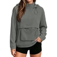 thumbnail image 1 of hlysgo Womens Waterproof Ski Jacket Warm Winter Snow Coat Windbreaker Hooded Thick Snowboard Jacket with Pocket Gray,S, 1 of 6