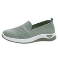 thumbnail image 1 of hlysgo Womens Woven Orthopedic Breathable Soft Shoes Arch Support Diabetes Foam Shoes Walking Anti Skid Sports Shoes Navy 40, 1 of 5