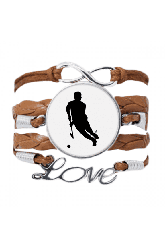 hockey sports running physical education bracelet love chain ornament wristband