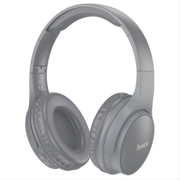 hoco. Wireless Over-Ear Headphones W40, Foldable HD Stereo Headset with Microphone, Gray
