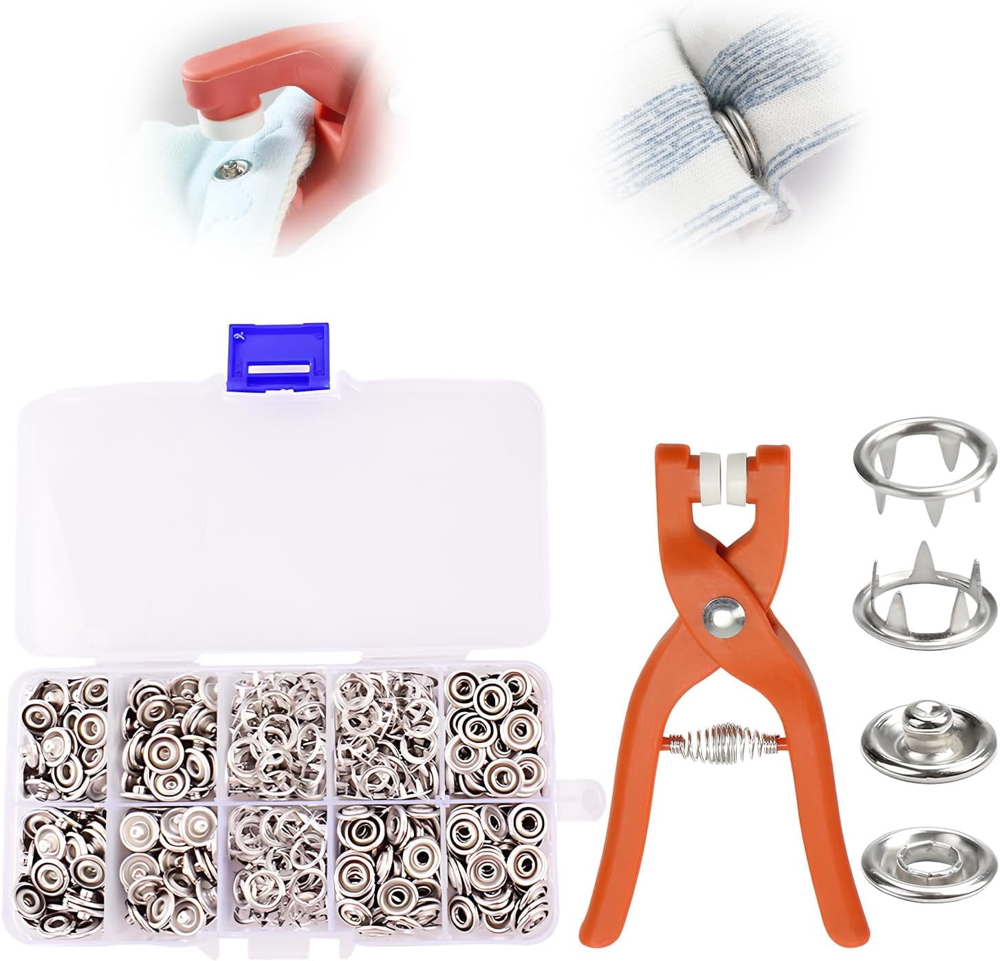 hoehew Safety Eye Tool with 200 Buttons, 2025 New Eye Snapper Crochet ...