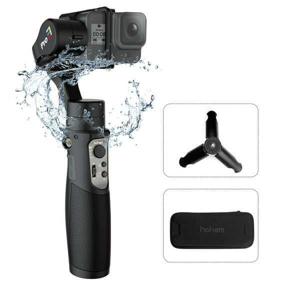 hohem iSteady Pro 3 Handheld 3-Axis WiFi Action Camera Gimbal Stabilizer IPX4 Splash Proof Anti-Shake APP Remote Control with Mini Tripod Stand Compatible