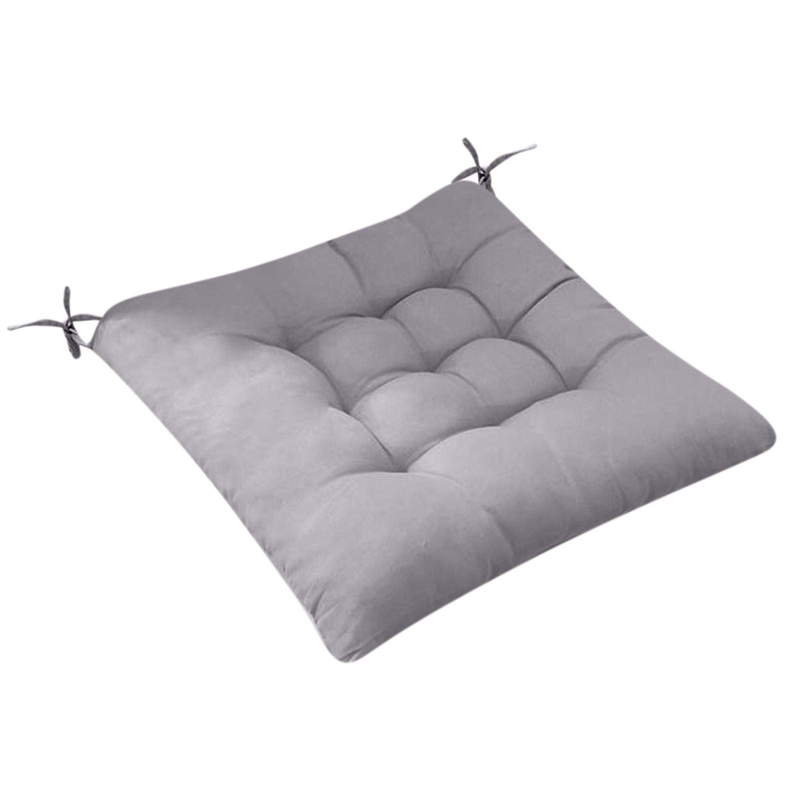 hoksml 17.7x17.7 Inch Soft Non Slip Dining Kitchen Square Chair Cushion Seat Pads Removable Cover On Garden