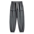thumbnail image 1 of hoksml Big and Tall Men's Fleece Jogger Pants Warm Relaxed Fit Sweatpants with Drawstring Waist and Pockets for Lounge and Casual Wear, 1 of 9