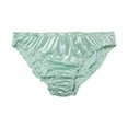 thumbnail image 1 of hoksml Briefs for Women, Women's Sexy Satin Panties Mid Waist Wavy Cotton Crotch Briefs on Clearance, 1 of 5