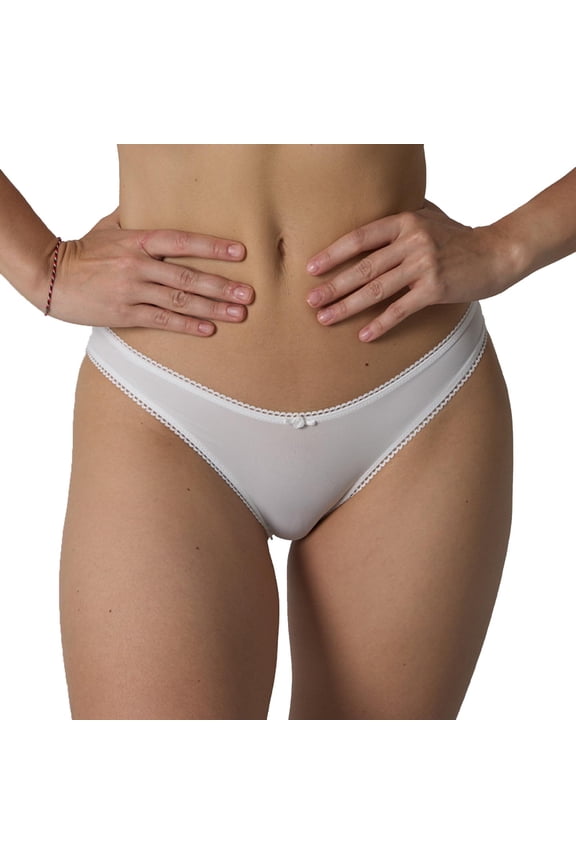 French Panties for Women - Ruffled Lace Sheer Breathable Underwear Comfortable Briefs