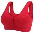 thumbnail image 1 of hoksml Front Button Bra, Convenient Front Button Bra,Front Closure Sports Bras Women Cotton Soft Cup,Everyday Sleep Bras,Front Closure Cotton Sports Bras for Girls on Clearance, 1 of 2