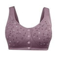 thumbnail image 1 of hoksml Front Button Bra, Convenient Front Button Bra, Sports Bras Full Comfort Easy Close Bra Front Buckle Corset, Everyday Sleep Bras Cotton Sports Bras for Women Girls, 1 of 3