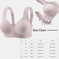 thumbnail image 1 of hoksml Front Closure Sports Bras, Women's Push Up Wireless Bra Padded T Shirt Bras No Underwire Lift Up Add One Cup Bralette 2025 on Clearance, 1 of 6