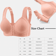 thumbnail image 1 of hoksml Front Closure Sports Bras, Women's Push Up Wireless Bra Padded T Shirt Bras No Underwire Lift Up Add One Cup Bralette 2025 on Clearance, 1 of 6