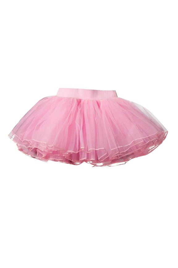 Girls Dance Ballet Skorts Soft Gauze Breathable Princess Skirt Children Mesh Pleated Skirt