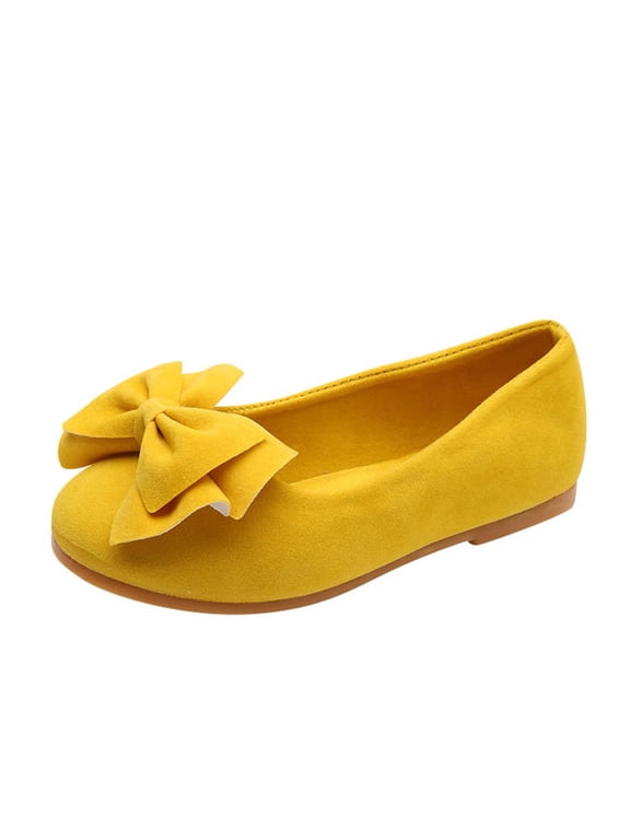 Girls Sandals Toddler Shoes Baby Girls Cute Fashion Bow Hollow Out Non-slip Princess Shoes Clearance