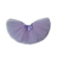 thumbnail image 1 of hoksml Girls Sparkle Ballet Tutu Skirt, Elastic Waist Tulle Skirt with Satin Bow for Dance and Party Outfits, 1 of 6