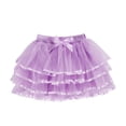 thumbnail image 1 of hoksml Girls Tulle Tutu Skirt, Multi Layered Ruffle Skirt with Satin Bow Elastic Waist for Toddler Little Girls Birthday Party Dance, 1 of 5