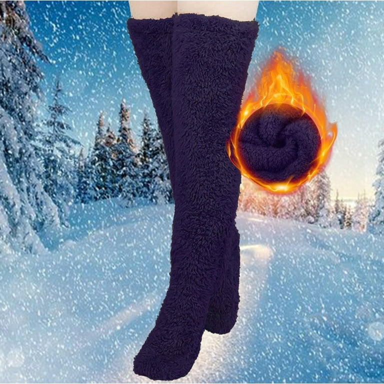 Welwoos Womens Slipper Fuzzy Socks Fluffy Winter Thermal