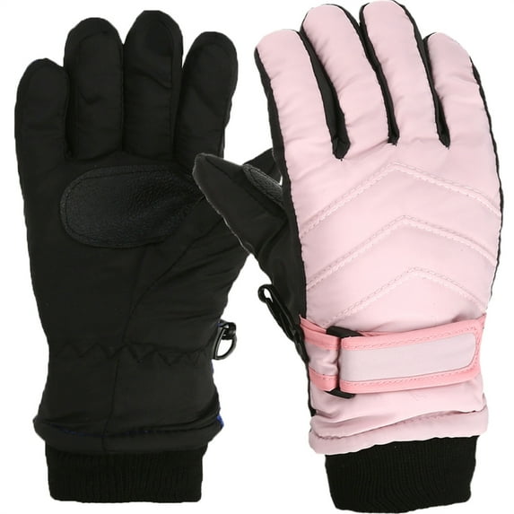 hoksml Kids Ski Gloves Waterproof Winter Gloves for Boys Girls Warm Thermal Mittens for Snowboarding Biking and Outdoor Play