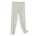 thumbnail image 1 of hoksml Kids Thin Leggings Solid Color Elastic Waist Casual Loose Soft Comfortable Pants for 2-13 Years Boy Girls, 1 of 6