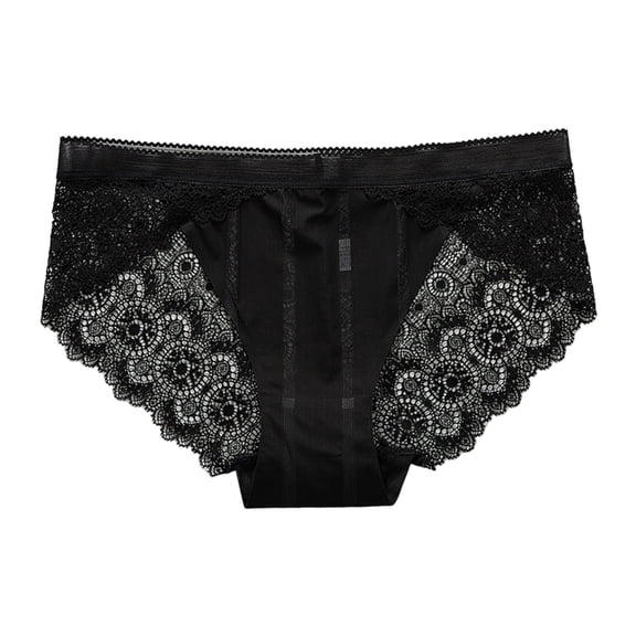 hoksml Lightweight Lace Panties for Women - Breathable Comfortable Everyday Underwear, Fashion Lace Briefs