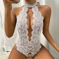 thumbnail image 1 of hoksml Lingerie Women Lace Jumpsuit Push Up Lingerie Roleplay Lingerie Women Lingerie Rompers Clearance, 1 of 1