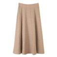 thumbnail image 1 of hoksml Long Skirts for Women,Women's Pattern Knitting Sweater A-line Skirt Mid Length Skirt Pleated Skirt, 1 of 4