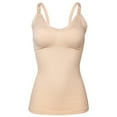 thumbnail image 1 of hoksml Maternity Nursing Camisole with Built-In Bra - Plus Size Slimming Longline Lace Trim for Postpartum, 1 of 9