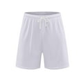 thumbnail image 1 of hoksml Men 2025 New Style Casual Running Shorts Solid Color Mesh Exercise Fitness Drawstring Waist Athletic Short Basketball Shorts with Pockets, 1 of 9