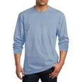 thumbnail image 1 of hoksml Men Athletic Running Shirts Long Sleeve Tees Moisture Wicking Active Shirts Casual Solid Color Breathable Fitness Round Collar Exercise T Shirts Top, 1 of 4