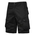 thumbnail image 1 of hoksml Men Solid Color Button Fashion Multiple Pockets Cargo Shorts Casual Versatile Outdoor Hiking Travel Vacation Clothes 2025 Summer Clearance, 1 of 5