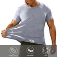 thumbnail image 1 of hoksml Men's 4-Way Stretch Athletic T-Shirt, Quick-Dry Workout Shirt for Running, Gym, and Daily Use, 1 of 6