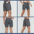 thumbnail image 1 of hoksml Men's 5" Inseam Quick Dry Shorts, Elastic Drawstring Waist, Side Pockets, Multi-Color, Ideal for Gym and Casual Wear, 1 of 9