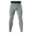 thumbnail image 1 of hoksml Men's Base Layer Pants with Color Block Elastic Waist Drying Compression Gym Training Yoga Tights Pants, 1 of 4