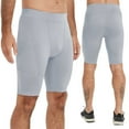 thumbnail image 1 of hoksml Men's Compression Shorts with Side Pockets - High Waist Athletic Base Layer for Running, Gym, Workout, Training (Available in Multiple Colors), 1 of 4