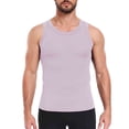 thumbnail image 1 of hoksml Men's Compression Tank Top, Polyester-Spandex Athletic Shirt for Workout, Running, and Gym Use, 1 of 5