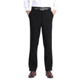 thumbnail image 1 of hoksml Men's Corduroy Dress Pants High-Waisted Straight-Leg Trousers with Button Fly ans Flat Front Luxury Formal Pants, 1 of 5