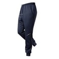thumbnail image 1 of hoksml Men's Fleece-Lined Joggers Solid Color Casual Drawstring Waist Athletic Pants Winter Warm Sweatpants with Pockets, 1 of 4