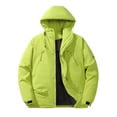 thumbnail image 1 of hoksml Men's Graphene Heated Winter Jacket Waterproof Windproof Insulated Hooded Coat for Cold, 1 of 8