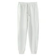 thumbnail image 1 of hoksml Men's Joggers Solid Color Tencel Blend Sweatpants Drawstring Elastic Waist and Tapered Cuff Casual Pants, 1 of 7