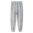 thumbnail image 1 of hoksml Men's Joggers Solid Color Tencel Blend Sweatpants Drawstring Elastic Waist and Tapered Cuff Casual Pants, 1 of 7