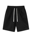 thumbnail image 1 of hoksml Men's Lightweight Casual Shorts Elastic Waist Drawstring Shorts with Side Pockets for Summer Daily Wear, 1 of 8