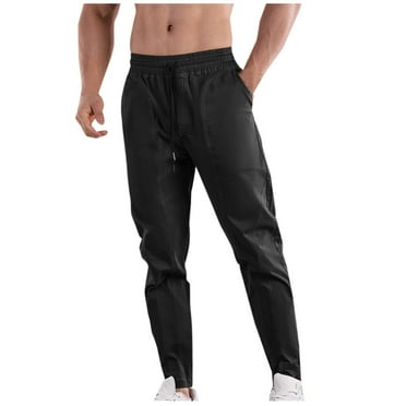 hoksml Men's Lightweight Quick Dry Joggers Pants, Hiking Running Pants Outdoor Sports Breathable Sweatpants for Men Cargo Pockets Athletic Work Pants Clearance