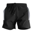 thumbnail image 1 of hoksml Men's Quick-drying Stretch Shorts Solid Color Outdoor Multifunctional Sports Fitness Shorts Elastic Waist Built-in Drawstring Athletic Running Shorts Beach Shorts, 1 of 5